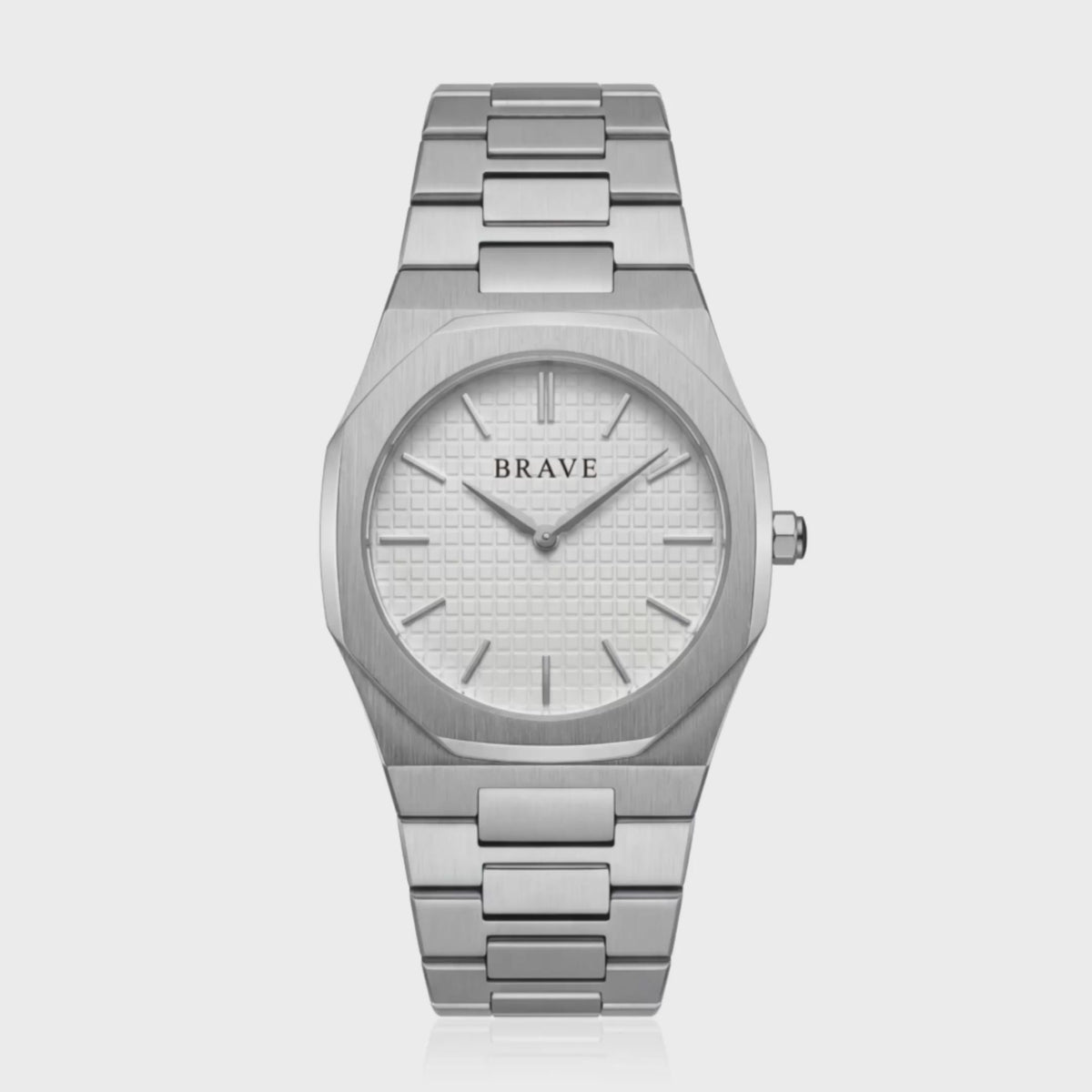 Montre BRAVE ~ Empire Silver-White