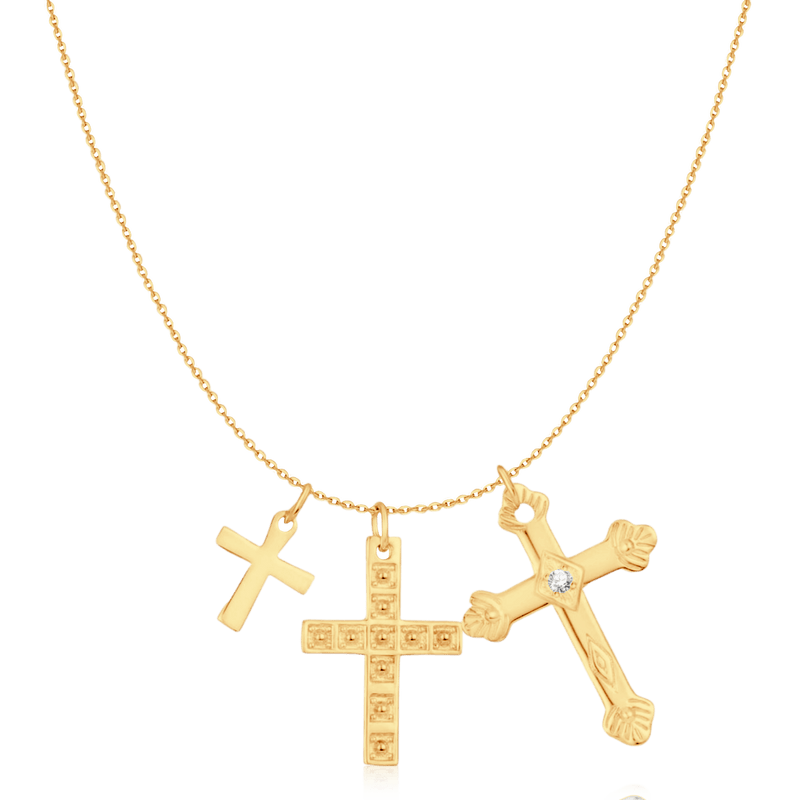 Collier 3 croix