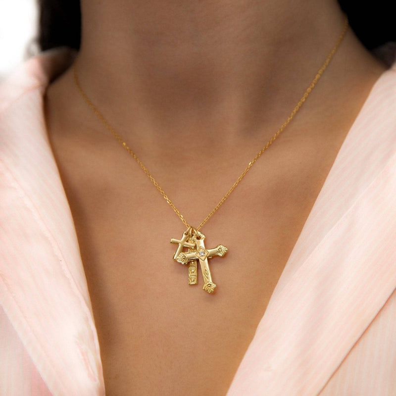 Collier 3 croix