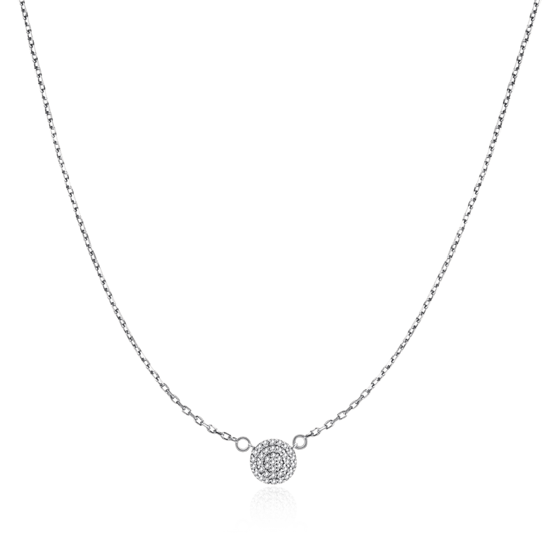 Collier cyclone brillant