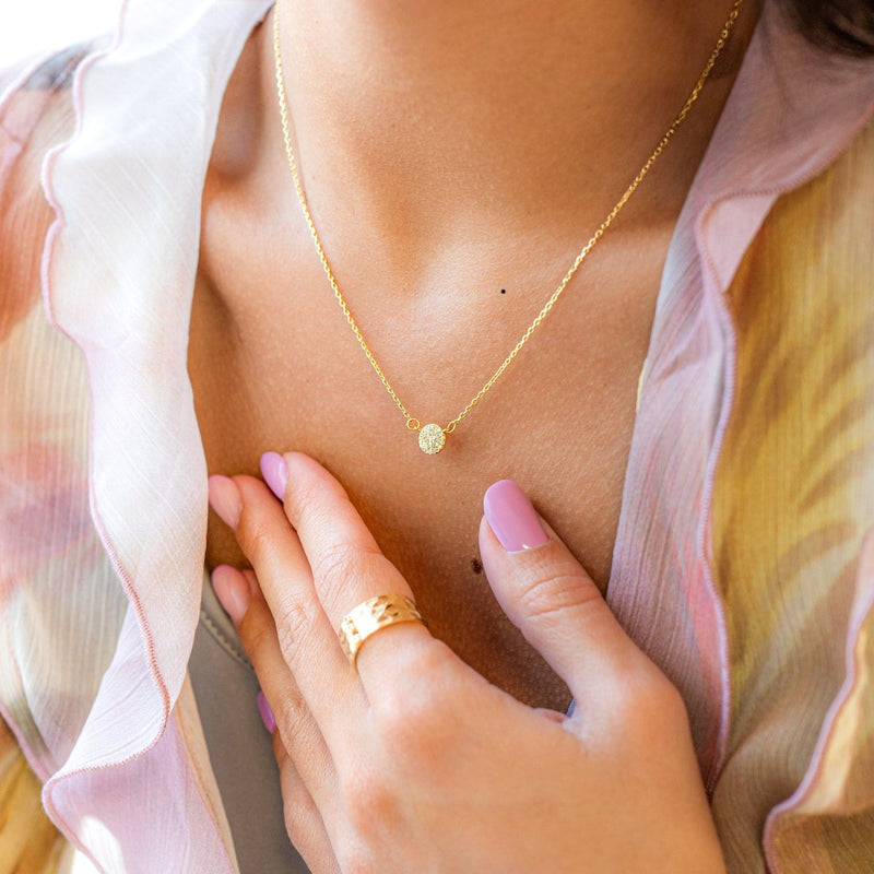 Collier cyclone brillant
