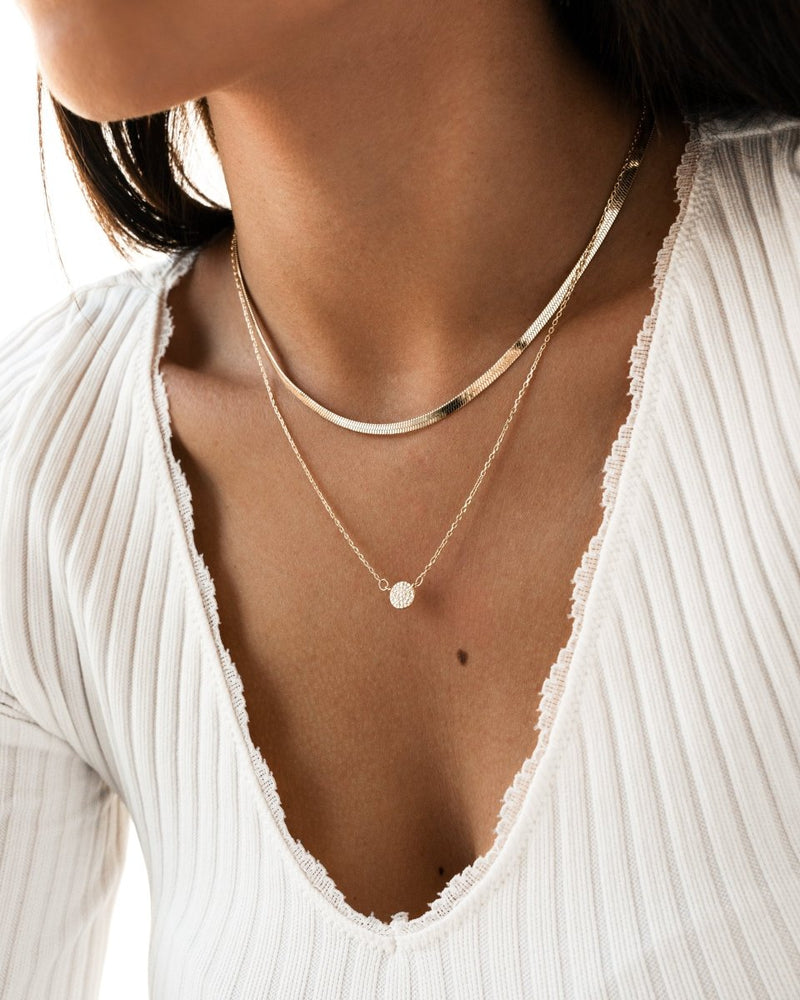 (Lot de 2) Collier Cléopâtre + Collier Cyclone Brillant