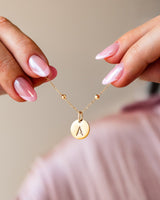 Collier Cercle Initiale