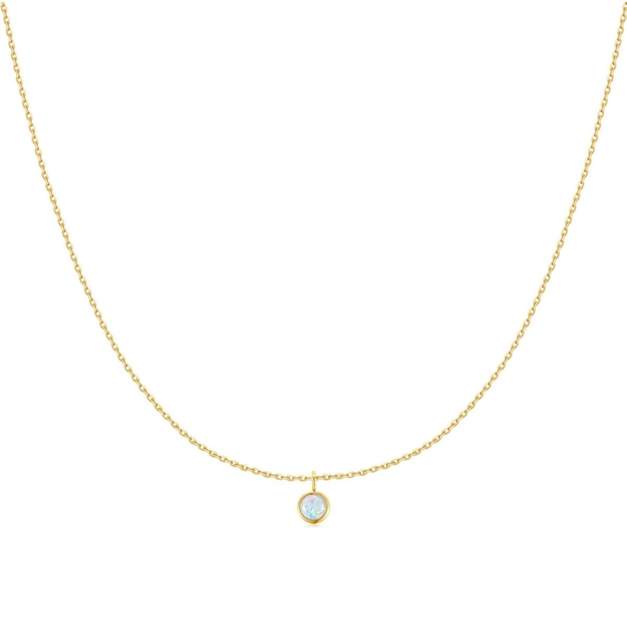 Collier Couleurs de l’année · Plaqué Or 18K / 6-Alexandrite / Petite chaîne avec zircone
