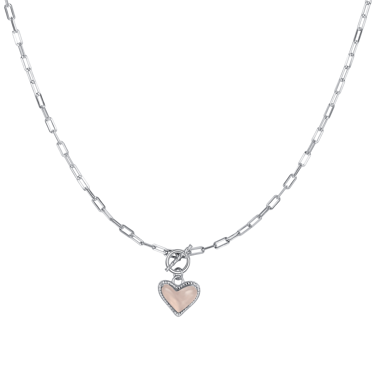 Collar Corazón Mineral - LePetiteMarie