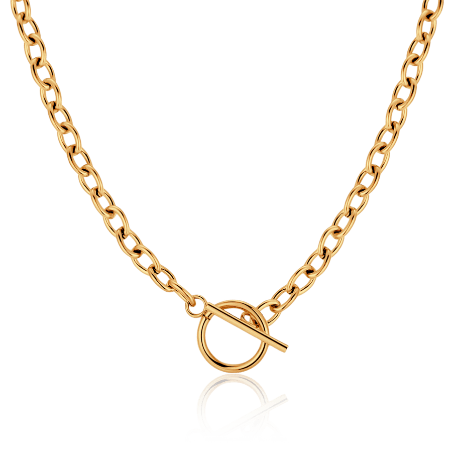 Collier croisé · Plaqué Or 18K