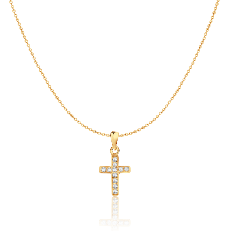 Collier croix illuminée