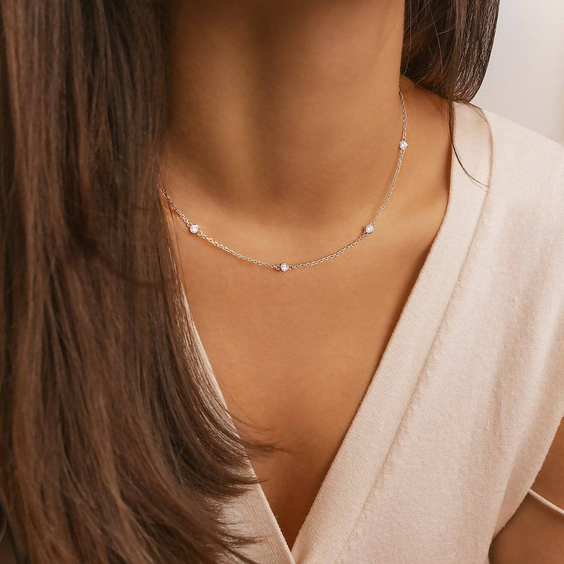 Collier diamants