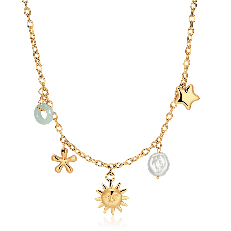 Collier Élémentaire · Plaqué Or 18K