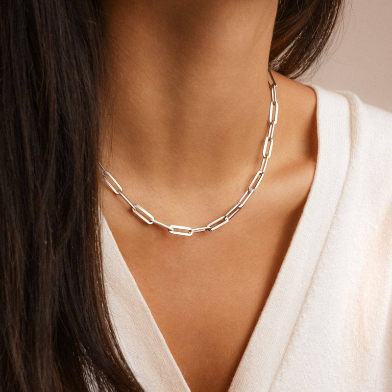 Collier Maillon Rectangulaire