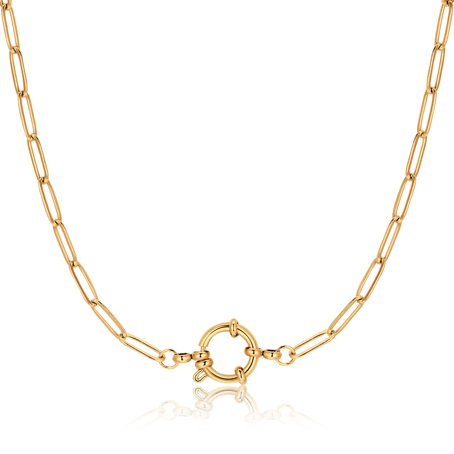 Collier à maillons charms · Plaqué Or 18K