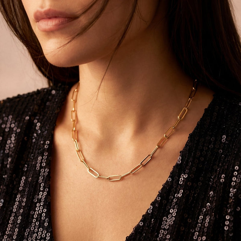 Collier maillons Clip