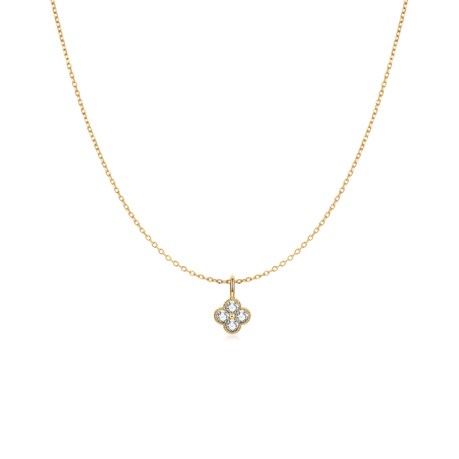 Collier Fleurs Saisonnières · Plaqué Or 18K / Brillante