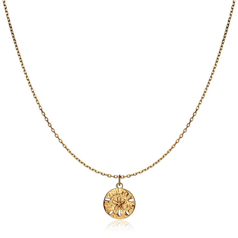 Collier fleur en relief