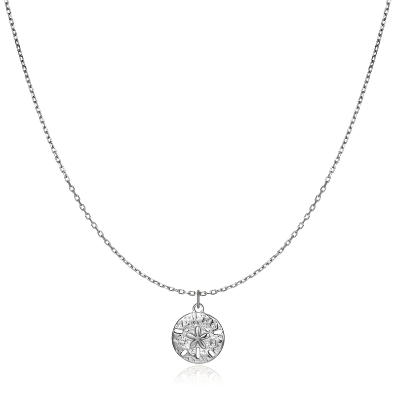 Collier fleur en relief