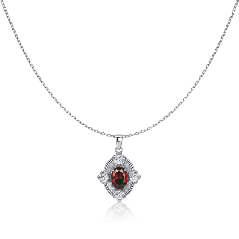 Collier Grenat
