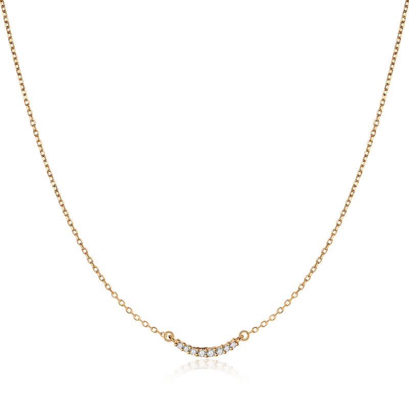 Collier grêle scintillante