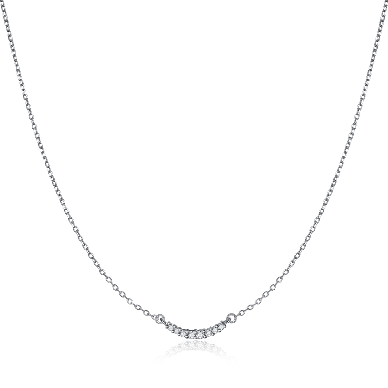 Collier grêle scintillante