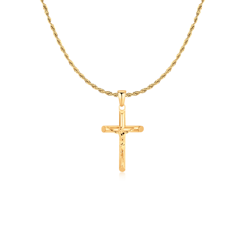 Collier homme BRAVE Croix de Jésus-Christ