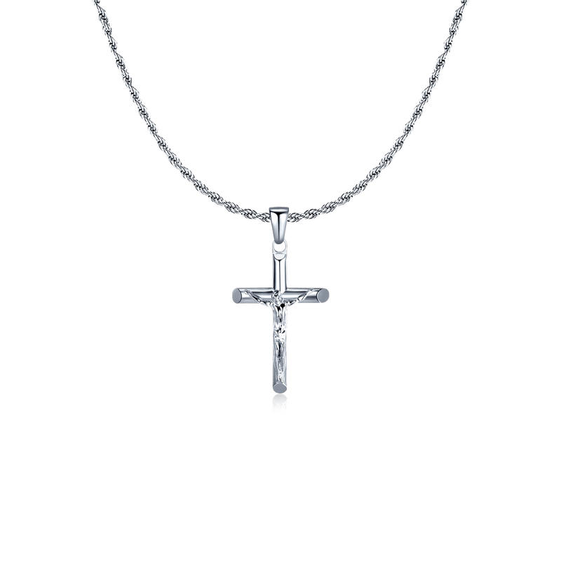 Collier homme BRAVE Croix de Jésus-Christ