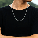 Collier homme BRAVE maille cubaine