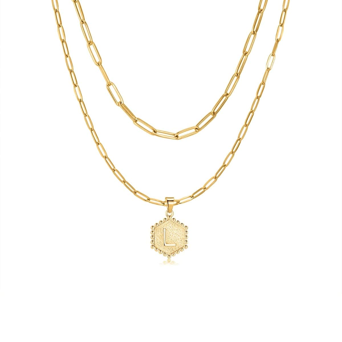 Collar Inicial Cadenas - LePetiteMarie