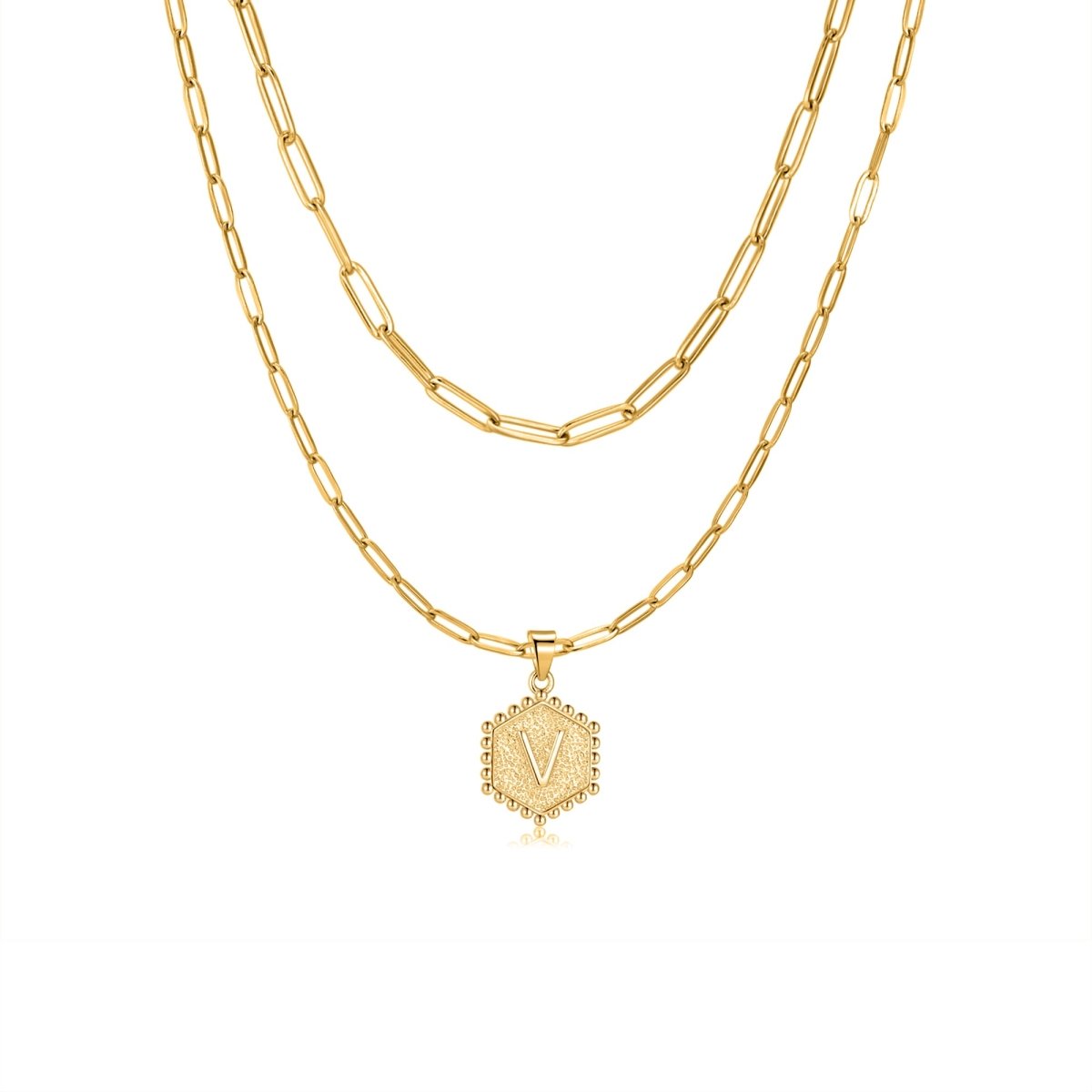 Collar Inicial Cadenas - LePetiteMarie