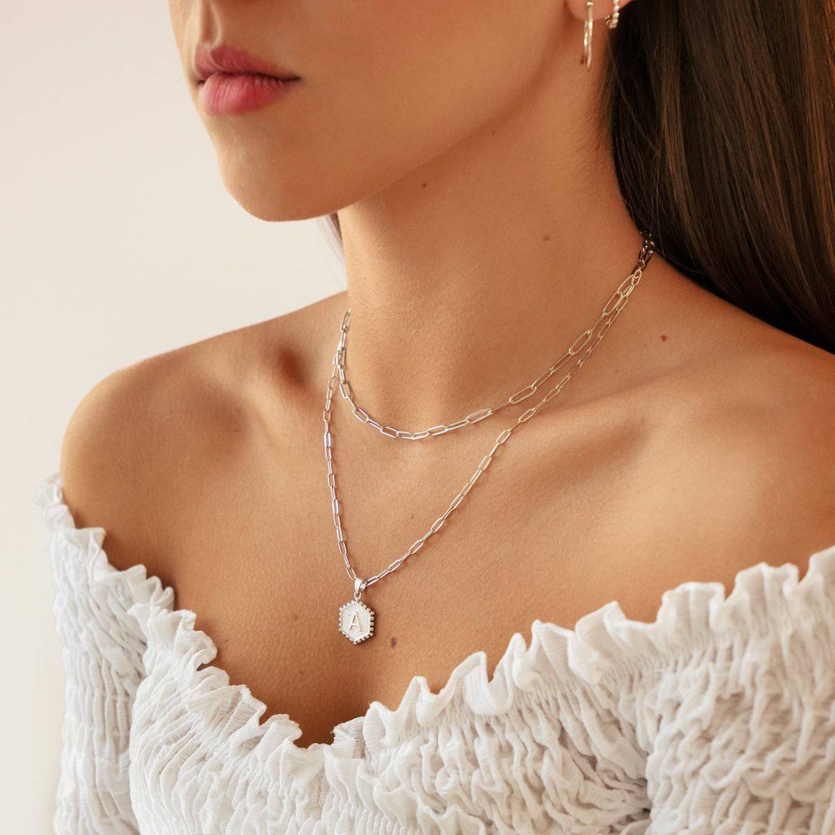 Collar Inicial Cadenas - LePetiteMarie