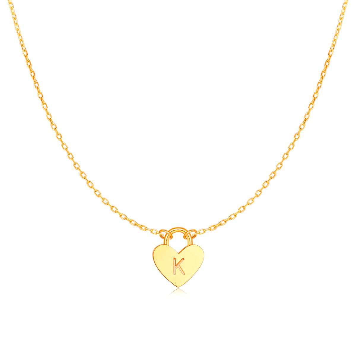 Collar Inicial Corazón - LePetiteMarie