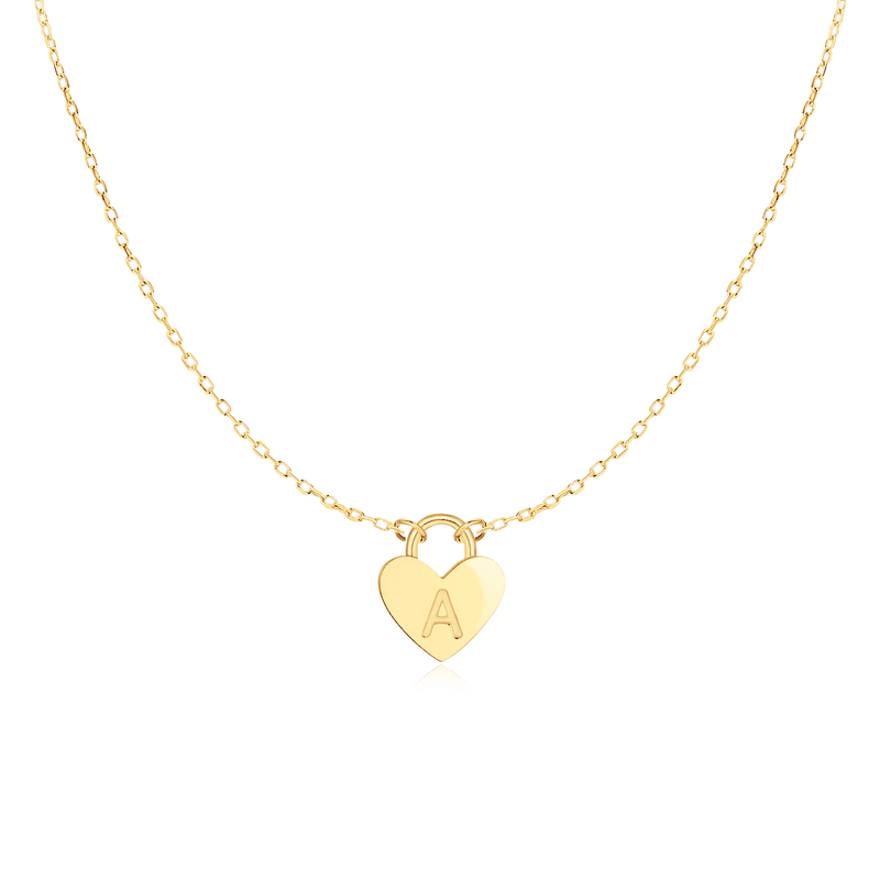 Collier initiale cœur