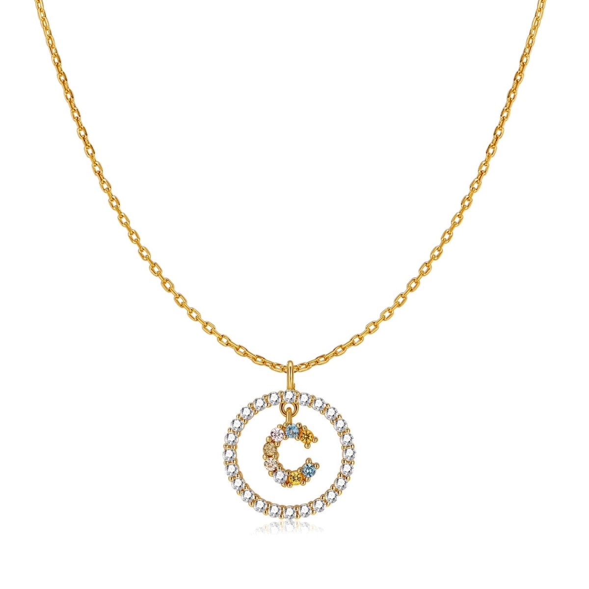 Collar Iniciales Brillantes - LePetiteMarie