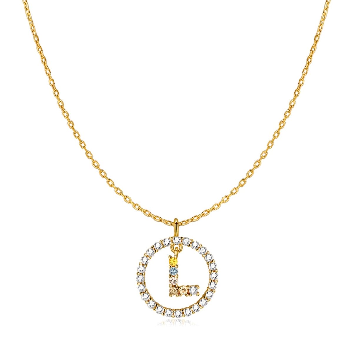 Collar Iniciales Brillantes - LePetiteMarie