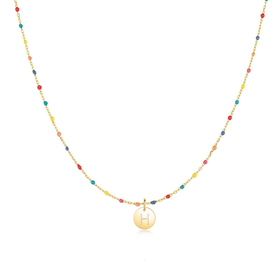 Collier ABC · Plaqué Or 18K / H