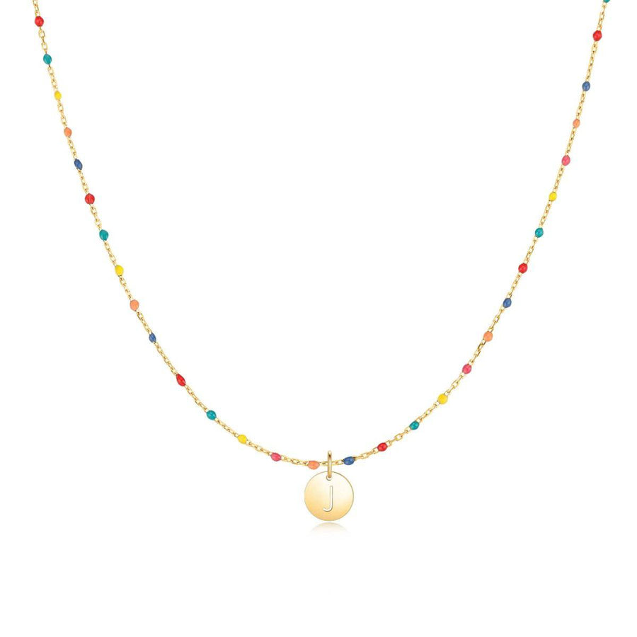 Collier ABC · Plaqué Or 18K / J