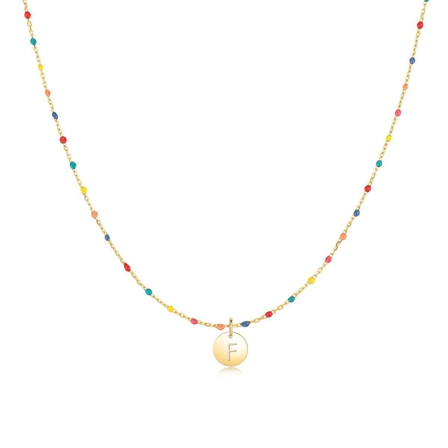 Collier ABC · Plaqué Or 18K / F
