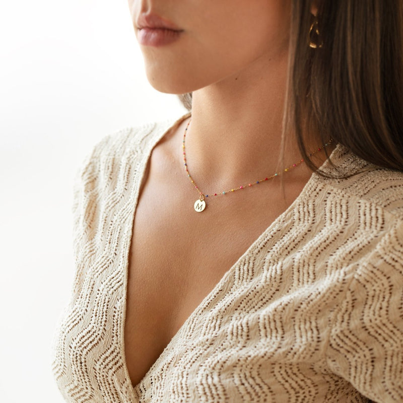 Collier lettres ABC