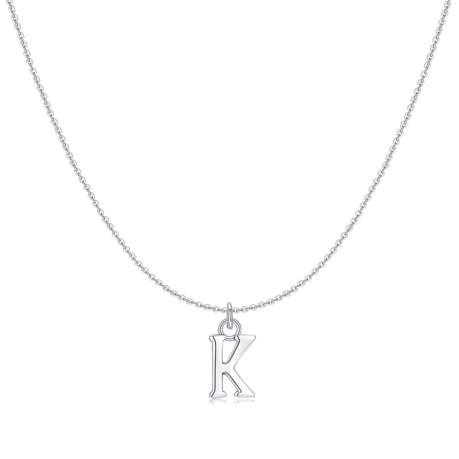 Collier petites lettres · Argent / K