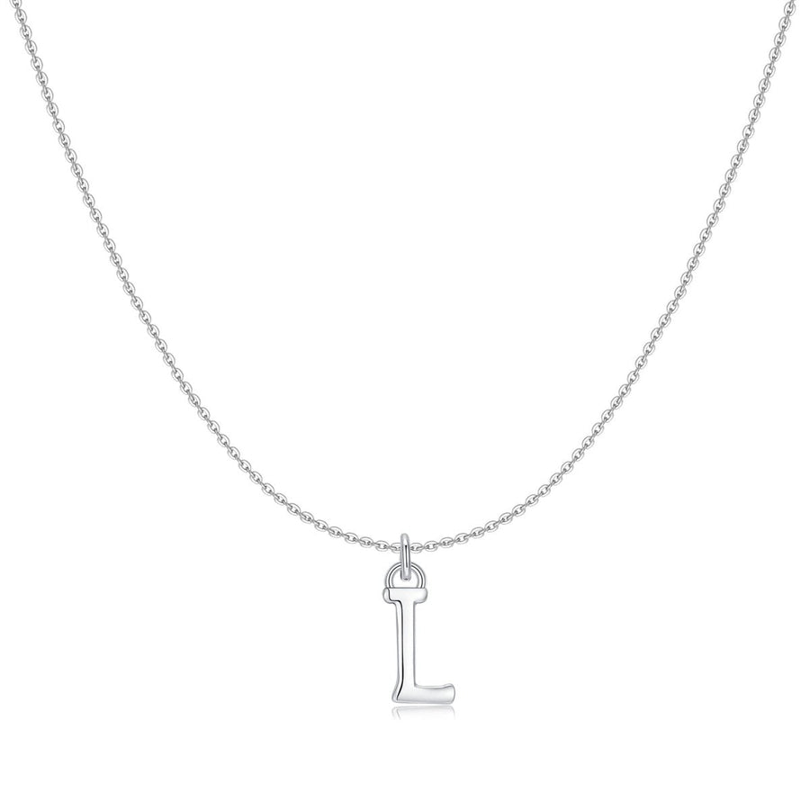 Collier petites lettres · Argent / L