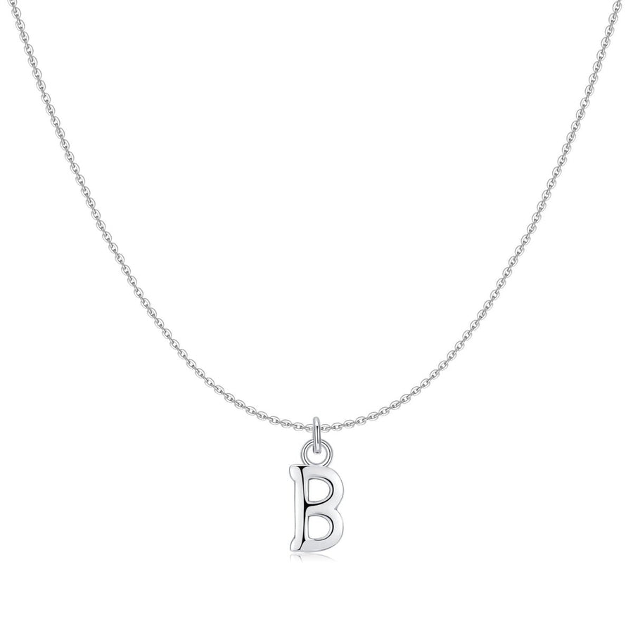 Collier petites lettres · Argent / B