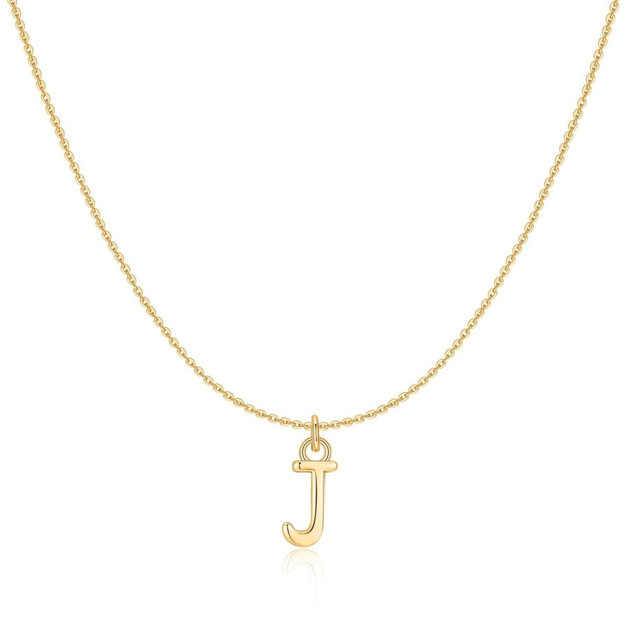 Collier petites lettres · Plaqué Or 18K / J