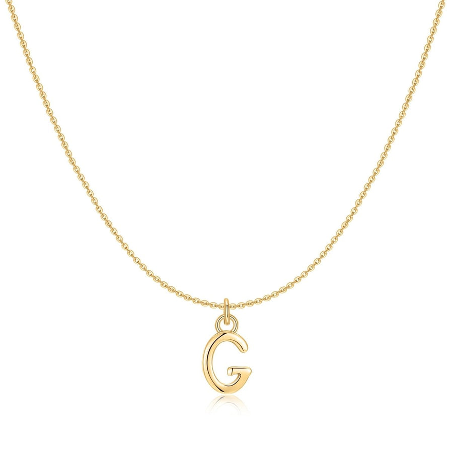 Collier petites lettres · Plaqué Or 18K / G