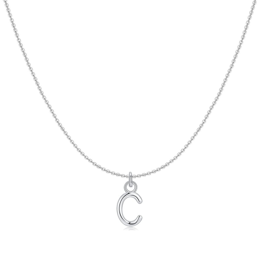 Collier petites lettres · Argent / C