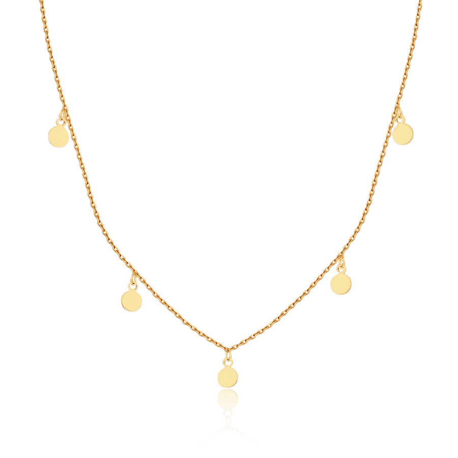 Collier Little Circles · Plaqué Or 18K
