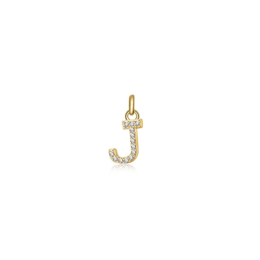 Collana Little Iniziale · Placcatura in Oro 18K / Solo Lettera / J