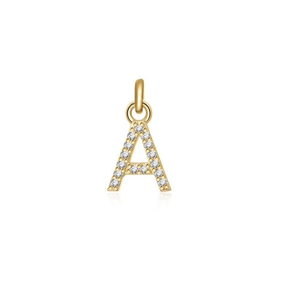 Collana Little Iniziale · Placcatura in Oro 18K / Solo Lettera / A