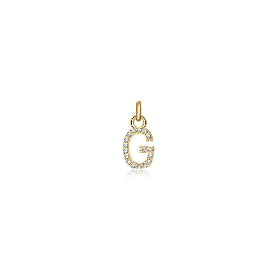 Collana Little Iniziale · Placcatura in Oro 18K / Solo Lettera / G