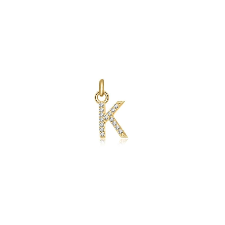 Collana Little Iniziale · Placcatura in Oro 18K / Solo Lettera / K