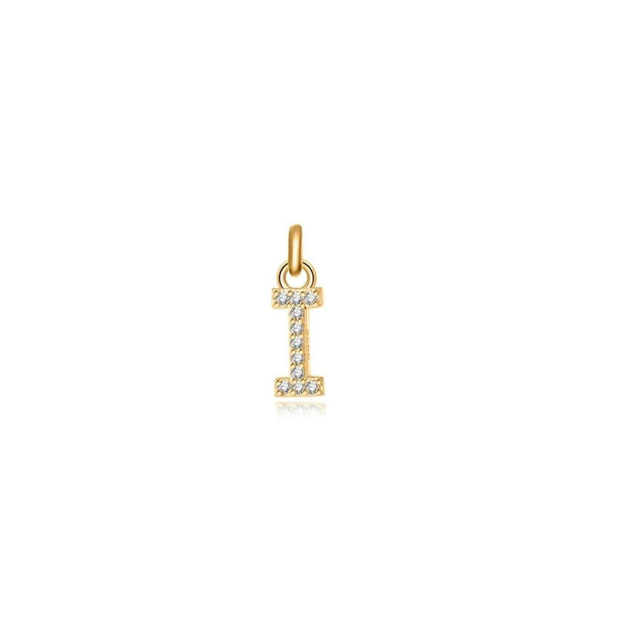 Collana Little Iniziale · Placcatura in Oro 18K / Solo Lettera / I