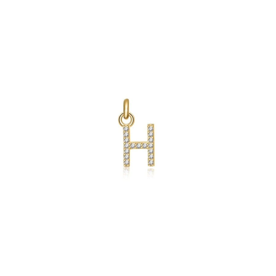 Collana Little Iniziale · Placcatura in Oro 18K / Solo Lettera / H