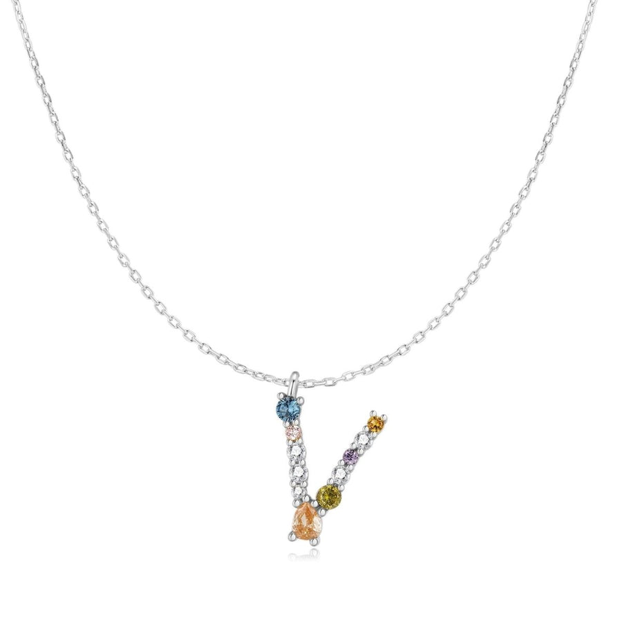 Collier Mon Initiale · Argent / V